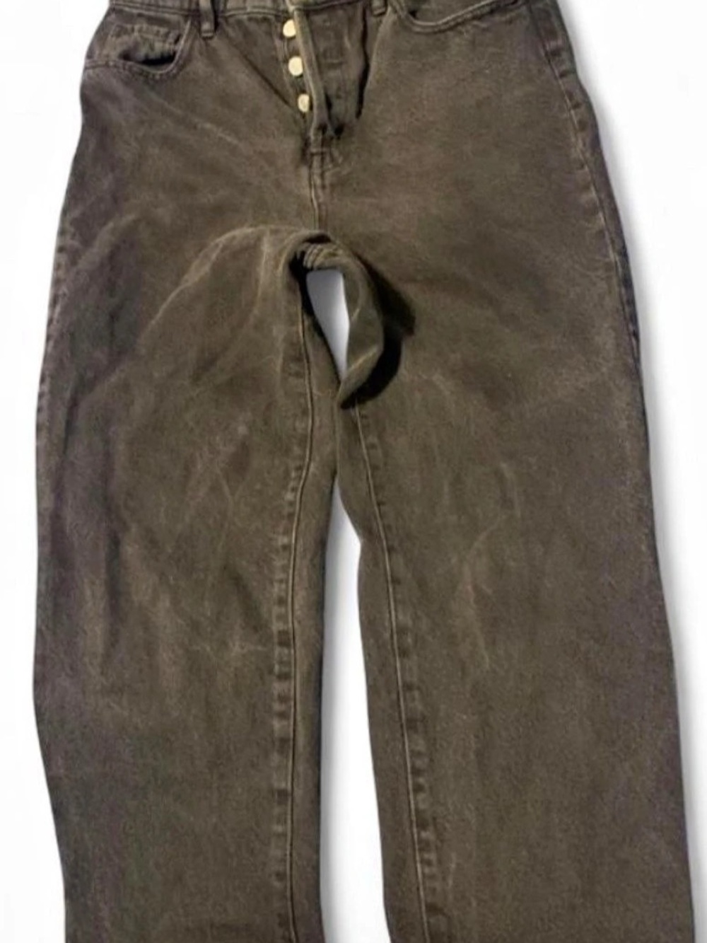 Pacsun High Rise Straight Leg Jeans in Brown Waist 28